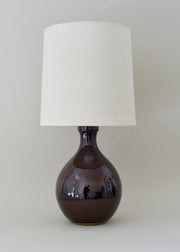 Large Iris Lamp in Amber - Victoria Morris